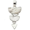 thumbnail image 3 of 925 Silver Cascading White Mother Of Pearl Sterling Chandelier Pendant, 1 1/2", 3 of 3