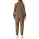 thumbnail image 3 of INSPIRAR CHIC Conjunto de 2 Piezas para Mujeres, Traje de Pana Casual, Chaqueta de Manga Larga con Botones y Pantalones con Bolsillos, S Marrón, 3 of 5