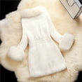 thumbnail image 6 of Faux Jacket For Mid Long Coat Winter Warm Thick Soft Pile Elegant Outerwear Fashionable Style Outwear, 6 of 6