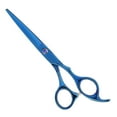 thumbnail image 2 of Tijeras profesionales para cortar el pelo de perros, tijeras de peluquería, tijeras de corte azules, 2 of 12