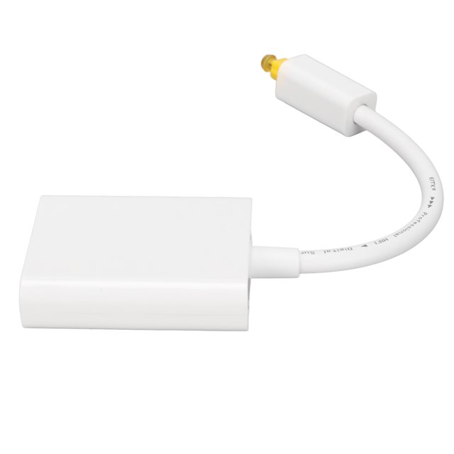 Optical Cable Splitter 1 in 2 Out, Surround Sound Digital Fiber Sound Cable with Durable Interface, Reduce Distortion, for DVD, CD Player, Computer,