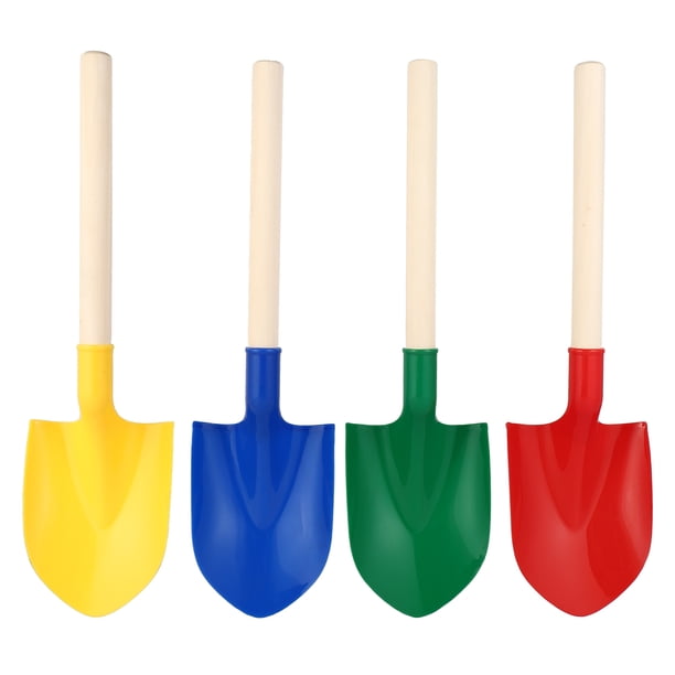 EeaseMX 4 palas de arena de colores para playa, juguetes de verano para niños.