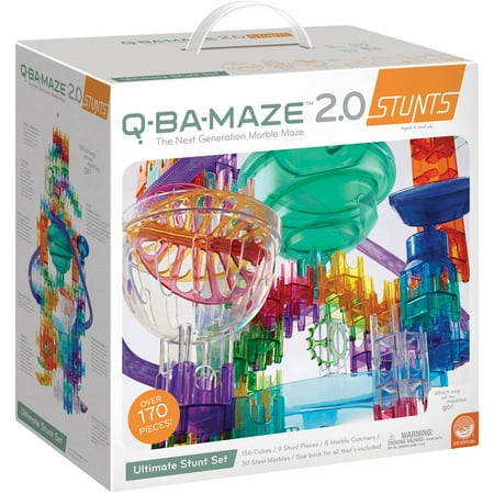 MindWare Q-Ba-Maze Ultimate Stunt Set Marble Run