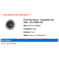 thumbnail image 2 of Front Strut Mount - Compatible with 2006 - 2010 BMW 550i 2007 2008 2009, 2 of 2