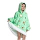 thumbnail image 5 of Sudadera con capucha de gran tamaño Wearale con manta de franela Sherpa polar cálida y suave para invierno para niños y adultos, jersey cómodo, 5 of 6