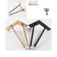 thumbnail image 3 of 10cm-40cm Iron Table Legs Cabinet Feet Hairpin Desk Leg Metal Furniture Foot 1 Piece, 3 of 5
