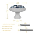 thumbnail image 5 of Hanukkah Crystal Knobs with Screws - 4-Pack Round Fluorescent Drawer Pulls, Glow-in-the-Dark Cabinet Pulls, Suitable for Cabinets, Wardrobes, 5 of 6