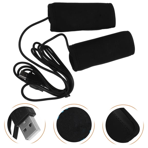 Raindrops Warm Handlebar Heated Grips Multi 2Pack
