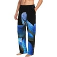 thumbnail image 2 of Disketp Blue Viper Snake Men'S Pajama Pants - Ultra Soft Fleece Sleep And Lounge Pants (Size: S-Xxl), 2 of 9