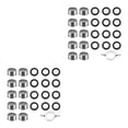 thumbnail image 2 of jesticaly 1 Set Faucet Aerators Sink Replacement Mesh Nozzles Anti-corrosion Waterproof Bathroom Faucets Filter Threads Adapter No.1 2Set, 2 of 6