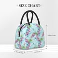 thumbnail image 2 of Disketp Dragonfly Floral Bolsa Térmica para Almuerzo, Lonchera con Abertura Amplia y Gran Capacidad, Organizador Reutilizable para Mujeres, Hombres y Adultos, 2 of 6