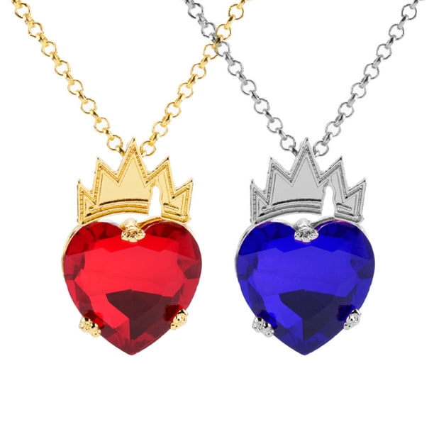 RechicGu Juego de 4 piezas de disfraz de princesa con corona de corazón rojo, diadema de cristal, tocado, gargantilla, aretes y calcomanía para la cara, regalos para mujeres, fanáticos, fiesta de RechicGu Juego de 4 piezas de disfraz de princesa con corona de corazón rojo, diadema de cristal, tocado, gargantilla, aretes y calcomanía para la cara, regalos para mujeres, fanáticos, fiesta de