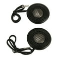 thumbnail image 4 of Car Tweeter, 2 Pcs Dome Tweeter Black with Base for All Car Audio Systems, 4 of 7