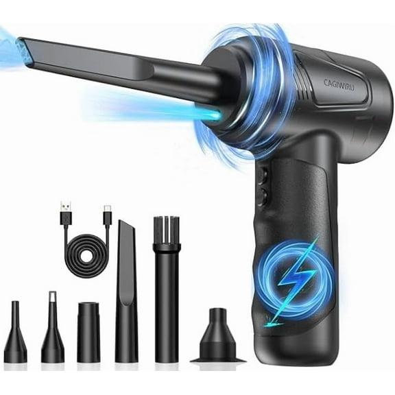 Compressed air duster - Cordless air blower - Electric keyboard cleaning air duster