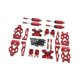 thumbnail image 2 of 1/16 RC Cars Repuestos de metal Kits de accesorios de repuesto Accesorio de coche RC para 16101, Rojo, 2 of 9