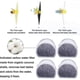 thumbnail image 2 of 16-Pack Foam Pre-Filter and Carbon Filter for Petsafe Drinkwell Fountain Inox 360 Avalon, 2 of 4