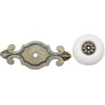 thumbnail image 3 of 4 Pack Vintage Ceramic Door Knobs, 3 of 5