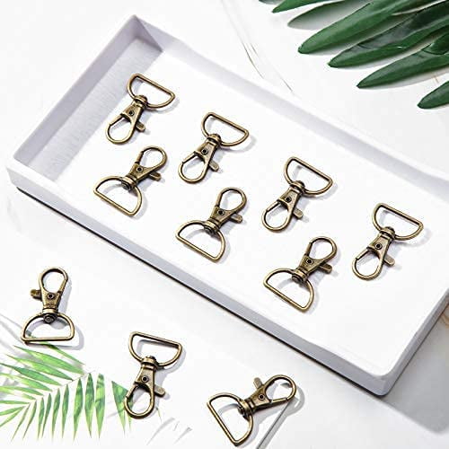10pcs Swivel Clasps Lanyard Snap Hooks Multicolor Key Chain Clip Hooks Lobster  Claw Clasps for Keychains Jewelry DIY Crafts - AliExpress
