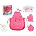 thumbnail image 1 of TIMIFIS Simulated Kitchen Utensils Children's Baking Clothes Cake Baking Cooking Clothes Apron Tool Set Cookware 11-Piece Boxed Set，Holiday Dress up Gifts for Boys and Girls, Christmas Gift, 1 of 9