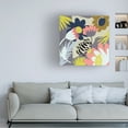 thumbnail image 3 of Farida Zaman 'Budding Beauty Pattern IVC' Canvas Art, 3 of 3