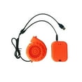 thumbnail image 3 of Dosaele 1 Set Portable Mini Electric Fan Air Blower for Doll Mascot Head Gas Mode Cartoon Costumes Inflatable Energetic Orange Blower, 3 of 8