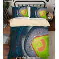 thumbnail image 3 of 3D American Football Field Quilt Cover Set Bedding Set Duvet Cover Pillowcases, 3 of 3