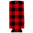 thumbnail image 2 of Buffalo Check Pattern Printed Slim Can Coolie, 2 of 2