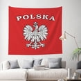thumbnail image 7 of Tapestry Polska Eagle Logo Backdrop Tapestry Wall Haning For Bedroom Decor 60 X 51 In, 7 of 7