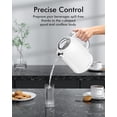 thumbnail image 3 of LONGDEEM 1.7L Electric Tea Kettle, 1500W Fast Heating, Stainless Steel, Auto Shut-Off, White, 3 of 7