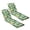 Green Leaves, variant on 2 Pack Outdoor Patio Chaise Lounge Cushion Covers, Waterproof Patio Furniture Cushions Cover, Stretch Seating Pad Cover, Gray Leaves