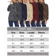 thumbnail image 2 of BadPiggies Womens Oversized Warm Fuzzy Hoodies Casual Loose Sherpa Pullover Pockets Sweatshirt Outwear (M, Black), 2 of 7