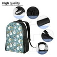 thumbnail image 5 of Gaeub Snowflake Scarf Snowman Print Unisex Backpacks, College Bookbag,Daypack with Padded 15" Laptop Sleeve,for School, Work, and Travel, 5 of 8