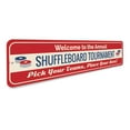 thumbnail image 3 of Shuffleboard Tournament Novelty Decor, Metal Wall Sign - 4x18 Inches, 3 of 4