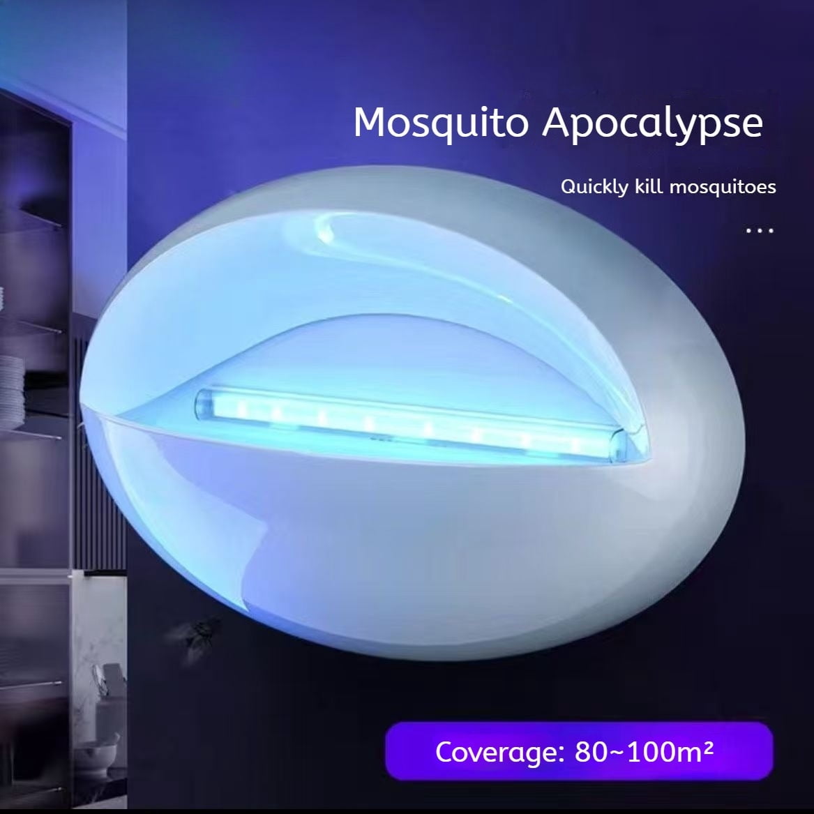20W Electric Indoor Bug Zapper, Mosquito, Moth, Wasp, Insect Killer, Fly Zapper, Bug Lamp Light for Home, Restaurant, Office Use with Protection Mesh Film. Efficient & Effective