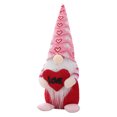 thumbnail image 1 of Hugtrwg Gnomos Navidad Muñeca Sin Rostro Rudolph Enano Amor Oso Muñecas Adornos (A), 1 of 6