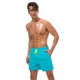 thumbnail image 2 of Bañador de hombre de secado rápido con bolsillos Shorts de baño repelentes al agua, 2 of 8
