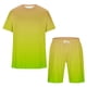 thumbnail image 4 of Mens Pantalones Casuales Cuello Redondo Impresión de Manga Corta Blusa Y Pantalones Cortos Traje, Pantalones de Traje para Hombres, 4 of 5