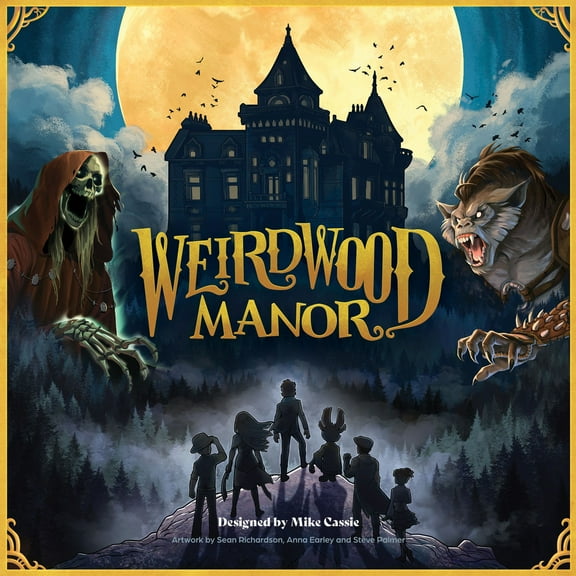 Weirdwood Manor Coopertative Board Game of Adventure & Strategy, 1-5 Players