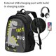 thumbnail image 2 of Balery Cute Dinosaur Mochila con carga USB para hombre y mujer - Mochila impermeable y antirrobo para laptop con puerto USB para viajes, trabajo, 2 of 7