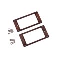 thumbnail image 5 of Wood Humbucker Pickup Mounting Ring Frame with Screws for LP Guitar Musical Instrument, 5 of 15