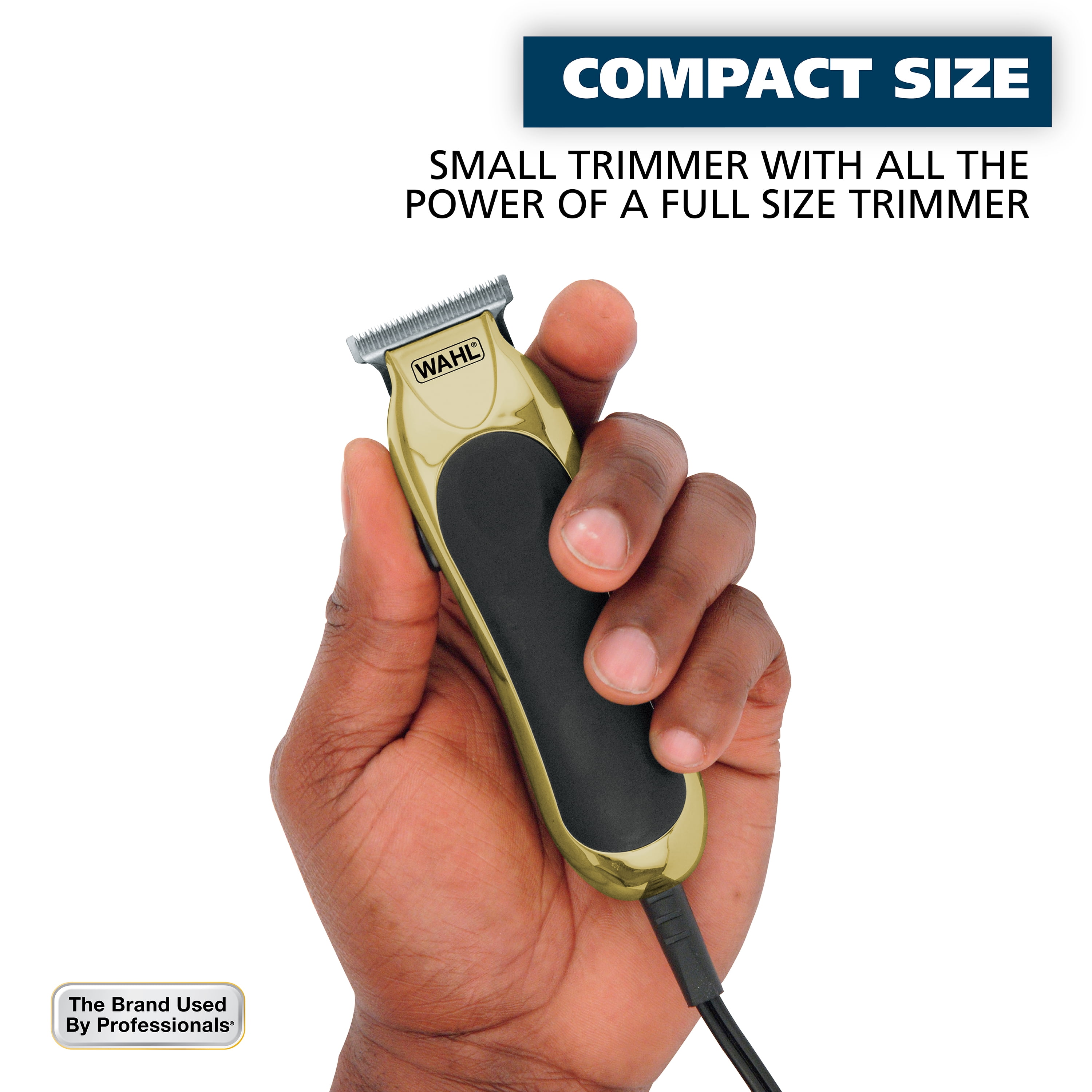 Wahl Clipper T-Pro Corded Trimmer - Trim, Detail, Fade, Outline and Shave for Men