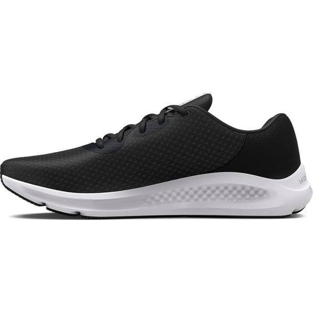 Zapatillas para correr Under Armour Charged Pursuit 3 para hombre, Negro/Blanco