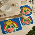 thumbnail image 6 of Rainbow Brite 4 Piece Bathroom Shower Curtain Sets Non-Slip Rugs Bath Mat Toilet Lid Cover U Shaped Mat for Bathroom Decor Set 72" X 72", 6 of 8