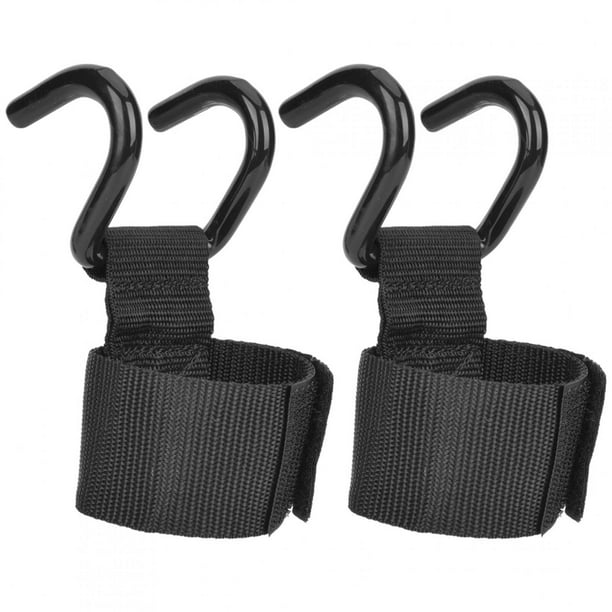 2 Pcs Crochets d’haltérophilie Barre à main Bracelets Gym Fitness Hook  Sangle de poids Pull-ups Gants de levage électrique pour la musculation