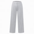 thumbnail image 4 of TOWED22 Girl's Wide Leg Sweatpants High Waisted Baggy Track Sweat Pants(Light Gray,4-5Y), 4 of 5