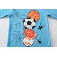 thumbnail image 4 of DDSOL Toddler Boy Pajamas Long Sleeves Cotton Sleepwear 2-Piece Blue 2T, 4 of 7