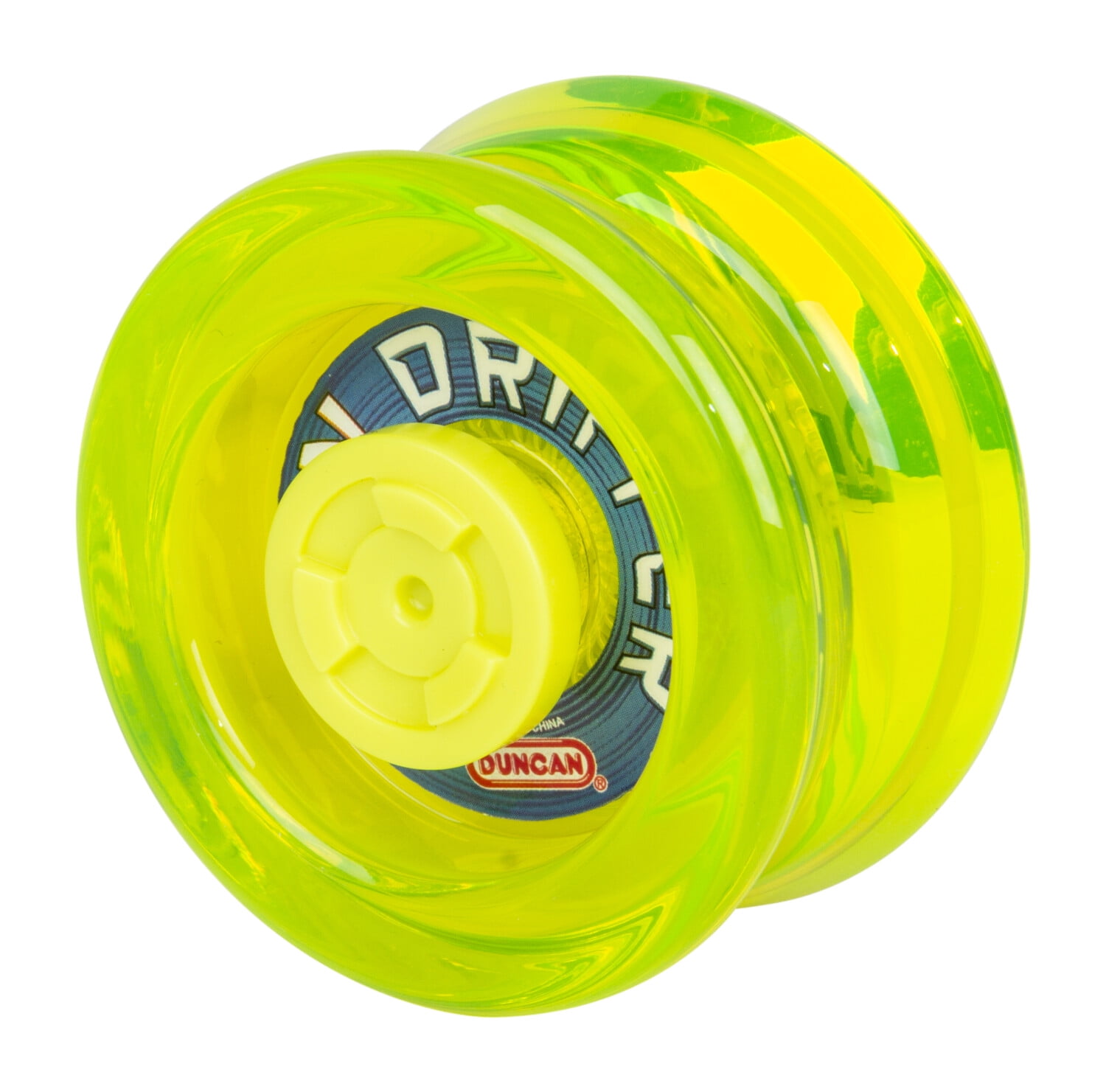 Side-Spinning Yo-Yo Duncan Toys Spin Drifter Yo-Yo Yellow/Green 1 Yo-Yo Beginner to Advanced 
