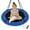 bleu, variante sur Costway Balançoire Soucoupe de 40 Pouces pour Arbre 660 Lb pour Enfants et Adultes Extérieur avec Lumières DEL Couleur Arc-en-Ciel