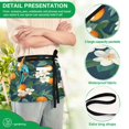 thumbnail image 4 of Yayeee Waist Apron with Pockets for Cooking Waterproof Half Server Aprons, Orange Fruit, 4 of 7