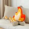 thumbnail image 5 of 6PCS Funny Campfire Plush Toys, Soft Simulation Bonfire Stuffed Plushies Doll Fake Fire Firewood Plush Pillow for Outdoor Camping Room Decor Kids Pleasantly Surprised Gifts, 5 of 8